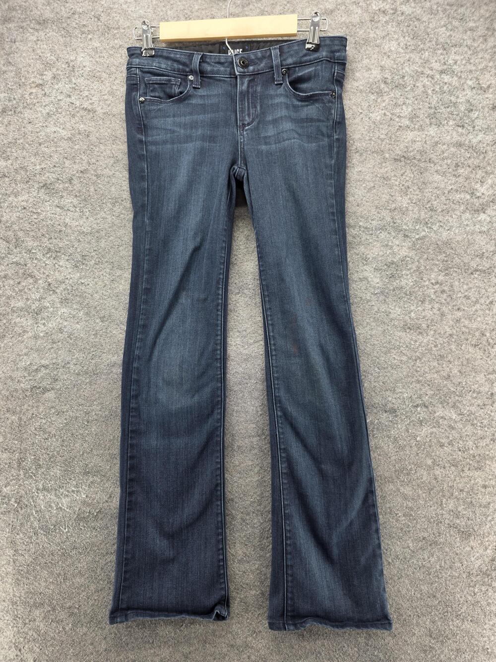 PAIGE Jeans Womens 26 Dark Wash Manhattan Bootcut Stretch Denim Made in USA